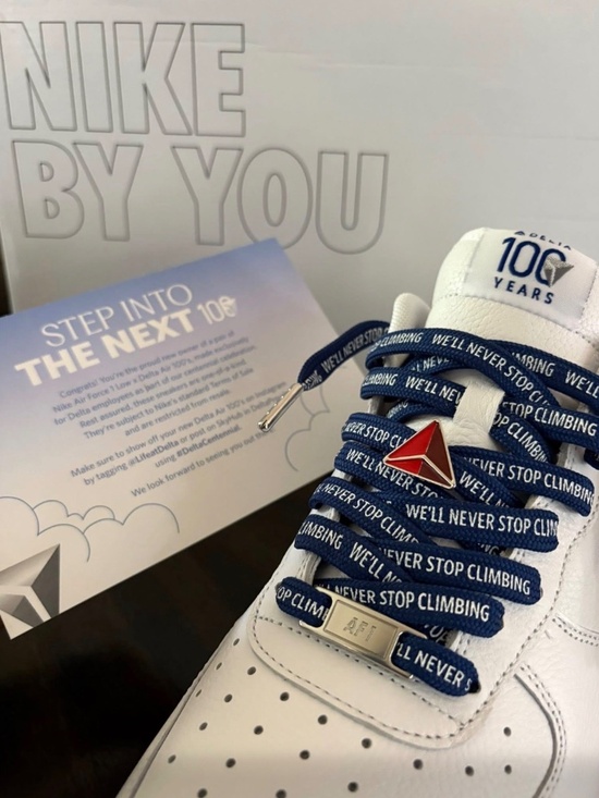 Nike Air Force Shoes - Limited Edition Delta Air Lines x Nike Air Force 1 Celebrate 100 Years